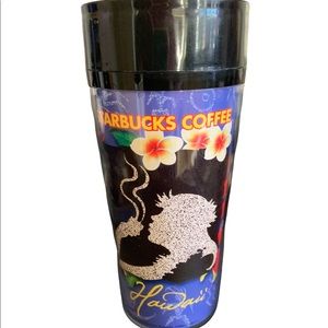 Starbucks vintage 1998 Hawaii Tumbler with lid.